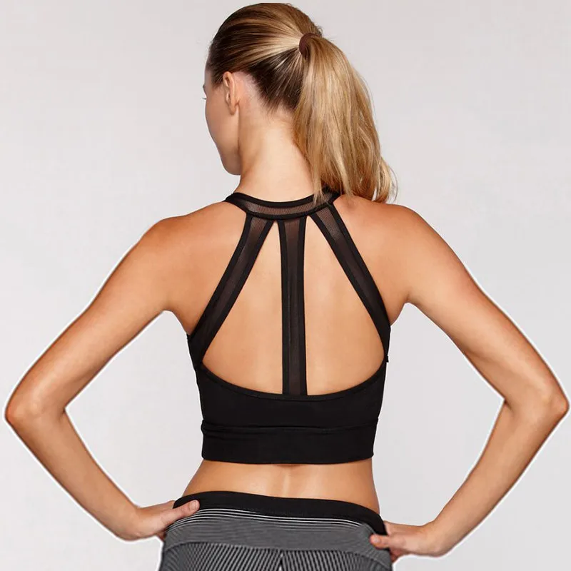 Women Yoga Bra High Impact Shockproof Tank Top Vest Crop Top Female Running Jogging Fitness Gym Workout Athletic Bra Underwear Women Yoga Bra High Impact Shockproof Tank Top Vest Crop Top Female Running Jogging Fitness Gym Workout Athletic Bra Underwear