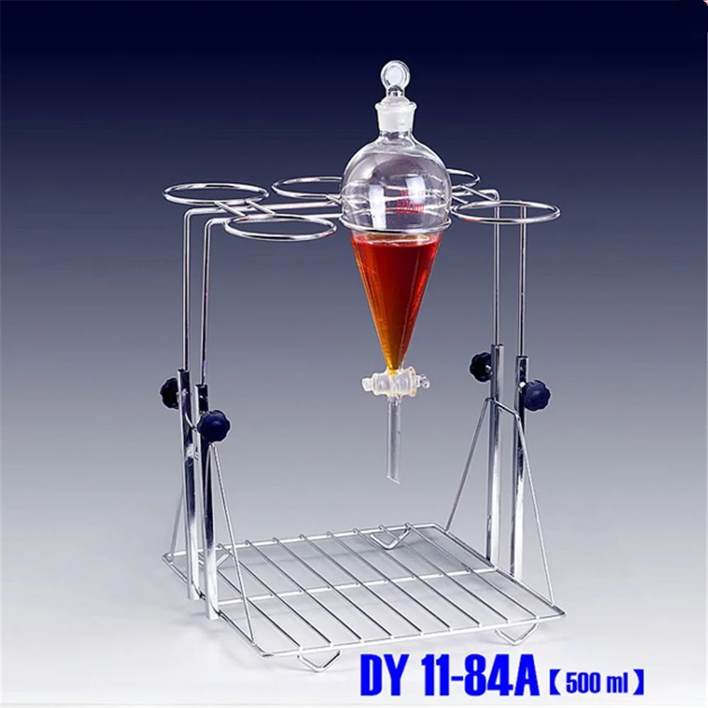 Harga Liftable Anti Karat Memisahkan Corong Berdiri Penyangga untuk 500 Ml W 6 Lubang Persediaan Laboratorium