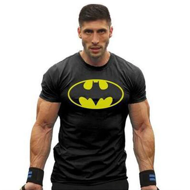 New Summer Men font b Fitness b font T Shirt Cool Male Man Gym Sport Muscle