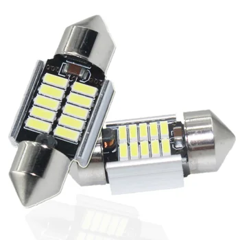 

2pcs 12V 31mm 36mm 39mm 42mm LED Bulb Super Bright 5730 SMD Auto Interior Lamp Car Styling Light Waterproof