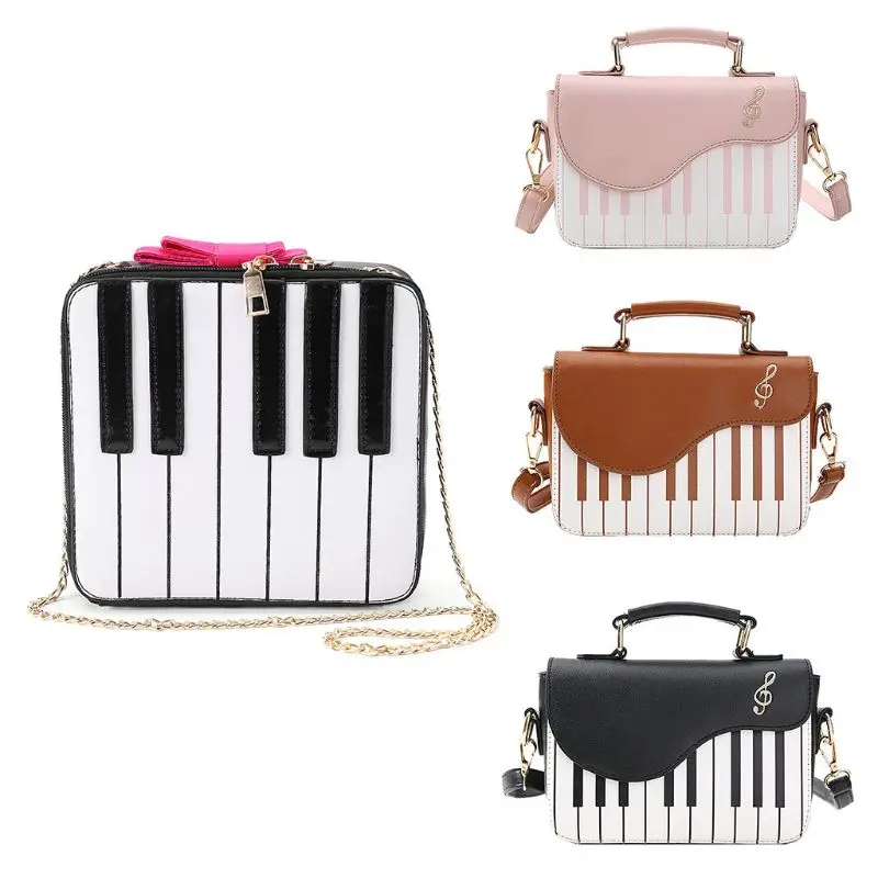 

Women Ladies Cute Piano Shape Crossbody Shoulder Bag Handbag Messenger Satchel