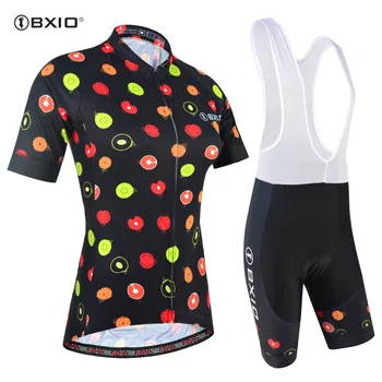 

BXIO Summer Polyester Breathable Cycling Jersey Set New Mountian Bicycle Sportswear Bike Clothing Maillot Ropa Ciclismo 166