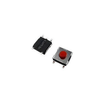 

(10pcs/Lot) 4 Foot Patch Switch 6 X6x3.1 Red Push Button Switch 4P Small Switches 6*6*3.1