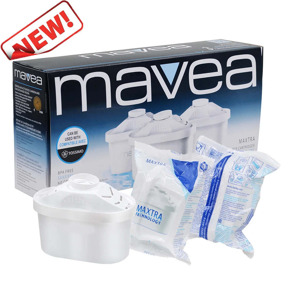 

Kettle Filter MAVEA 1001122 Maxtra Replacement Filter for Brita MAVEA Maxtra Water Filtration Pitcher Water Filter 3 Pcs/lot