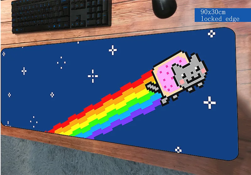 

JARKU 900x300x3mm nyan cat mouse pad gaming mousepad gamer mouse mat Christmas gift pads game computer padmouse laptop play mats
