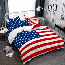 American Flag Print Bedding Set Patriot Theme Duvet Cover Set Striped Star Bed Cover Pillowcase Festival Gift Home Decor D20 American Flag Print Bedding Set Patriot Theme Duvet Cover Set Striped Star Bed Cover Pillowcase Festival Gift Home Decor D20