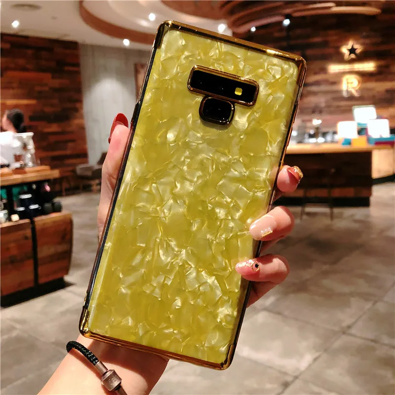 Для samsung Note 9 8 S10 S10E S9 S8 плюс S7 S6 край Мрамор чехол на мобильный телефон с
