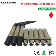 DHL DMX512 DMX Dfi DJ Беспроводная система 3 шт передатчик и 5 шт приемопередатчик