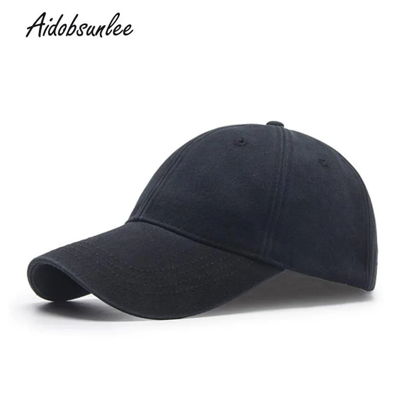 2017 New Baseball Cap High Quality Autumn Winter Retro Washed Cotton Casual Fashion Unisex trucker Snapback Hats Black | Аксессуары для