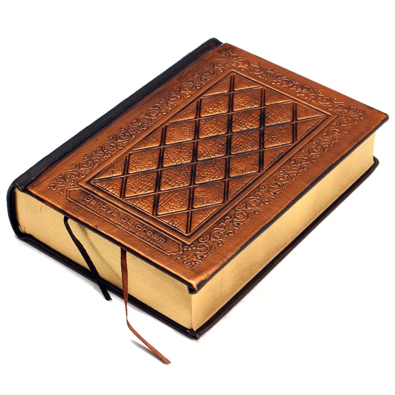 1pcs Brand New Retro Vintage Journal Diary Notebook Leather Blank Hard Cover Sketchbook Paper Travel Journal Blank Writing Paper