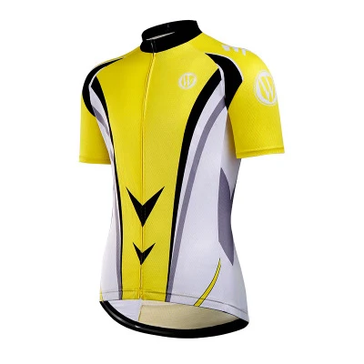 Майки для велоспорта Одежда для верховой езды Дорога MTB велосипед короткий рукав Джерси велосипедная рубашка дышащий Быстросохнущий впитывающий одежда для езды - Цвет: yellow