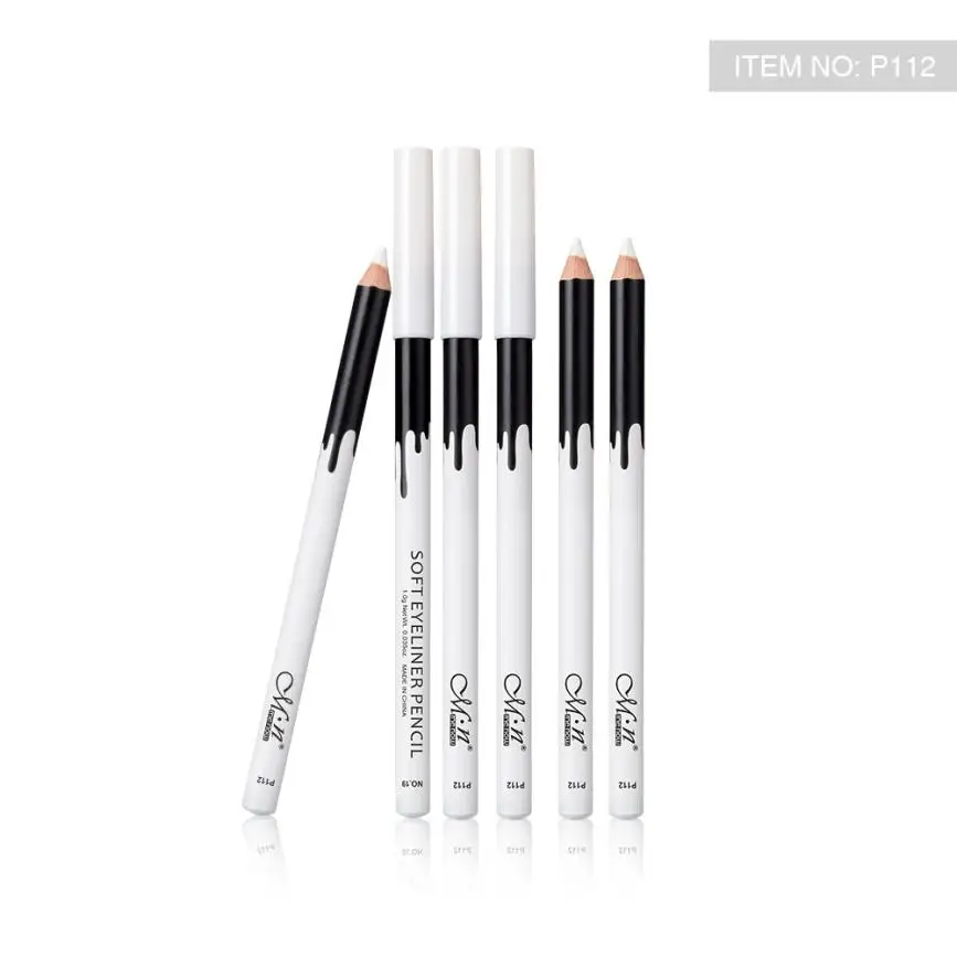 

MENOW 2018 Newly 12PC Soft White Eyeliner Pencil Eye Liner Waterproof Long Lasting Eye Brighten Freeshipping 5p921