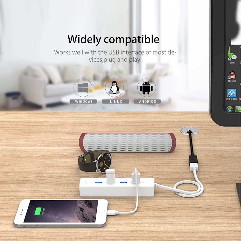 ORICO USB3.0 AM to AF удлинитель 1 0/1 5 метра черный/белый для SB клавиатуры мыши u диска
