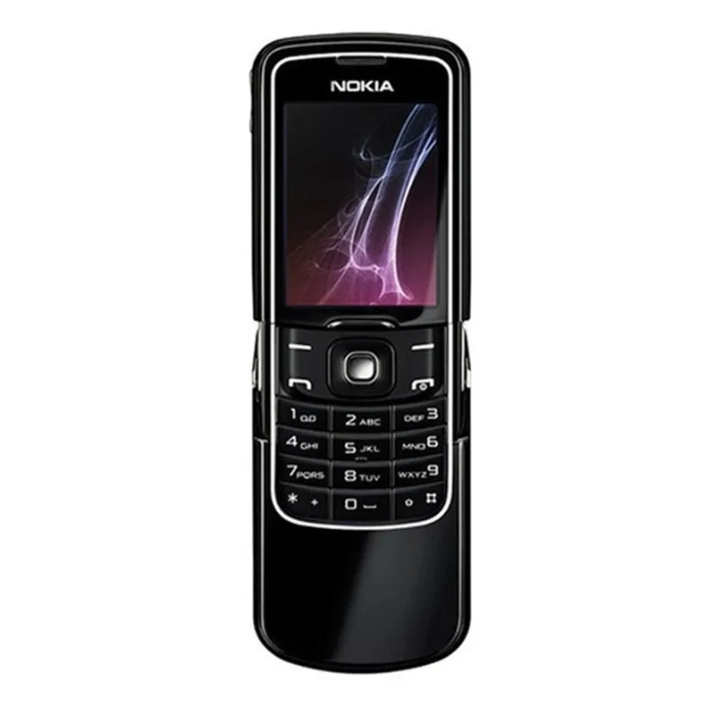 Разблокированный мобильный телефон Nokia 8600 Luna, английская русская клавиатура и язык, почта Сингапура