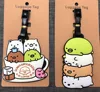Fashion Sumikko Gurashi Suitcase Luggage Tag Cute Cartoon ID Address Holder Baggage Label Silica Gel Identify Travel Accessories 3