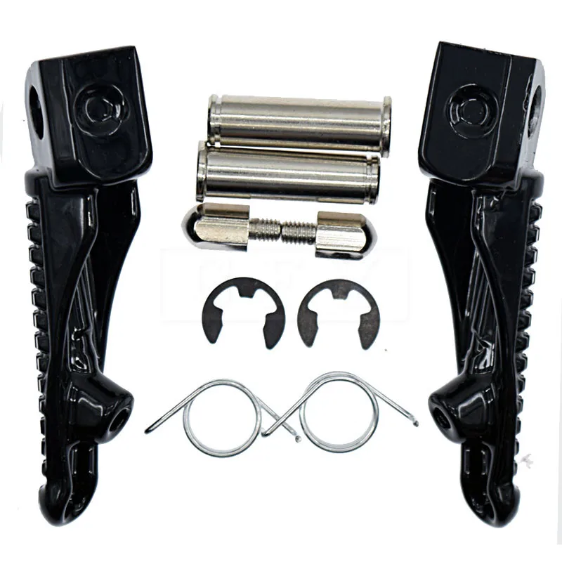 Motorcycle Front Footrests Foot pegs For Kawasaki NINJA ZX6R ZX636 ZX9R ZX10R ZX12R 250R EX250 ER6N ER6F ER6 650R EX650 GTR1400 motorcycle footrests