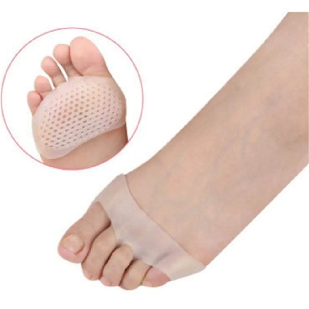 

1 Pair Silicone Soft Pads High Heel Shoes Slip Resistant Protect Pain Relief Foot Care Forefoot Half Yard Invisible Gel Insoles