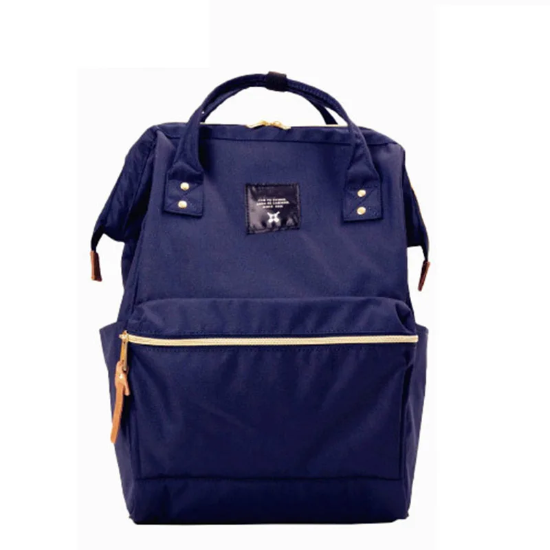 YeeSupSei вышитый цвет Оксфорд ткань Рюкзак Школьная Сумка подростковый легкий кольцевой мешок Dos Mochila Zaino модный рюкзак - Цвет: Navy