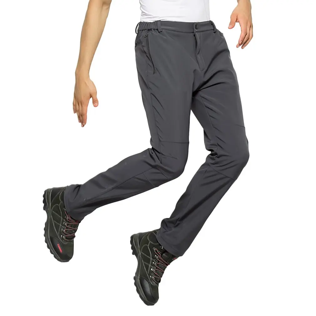 Grueso cálido pantalones suave cómodo de los hombres pantalones a prueba de agua a prueba de viento pantalones de deportes al aire libre senderismo Camping Trekking