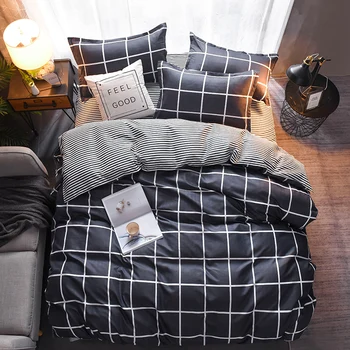 

Bedding Set luxury The red crane 3/4pcs Family Set Sheet Duvet Cover Pillowcase Boy Room flat sheet, No filler 2019 bed set