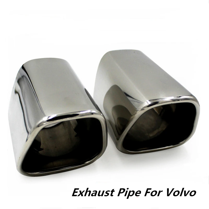 

Глушитель выхлопной автомобильный lunasdrill, выхлопная труба из нержавеющей стали для VOLVO S60, XC60, XC90, v60, Аксессуары для автомобилей