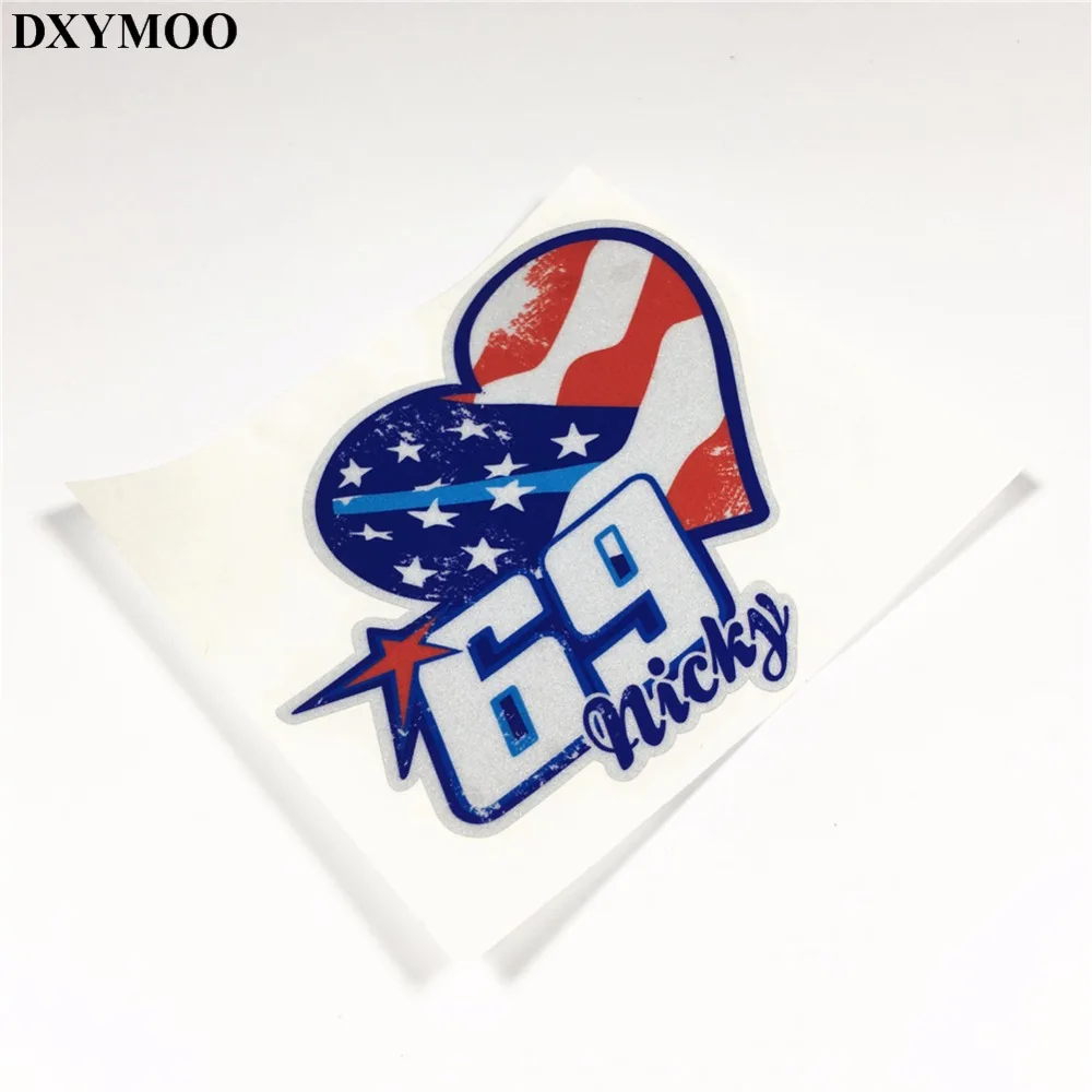 Motorcycle Replos Honda Team For 69 Nicky Hayden Motorbike Notebook Laptop Luggage Sticker Reflective Decor Stickers Wish