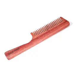 Практичный из дерева расческа для бороды красная сандаловая расческа для массажа бороды щетка для бритья многофункциональная расческа