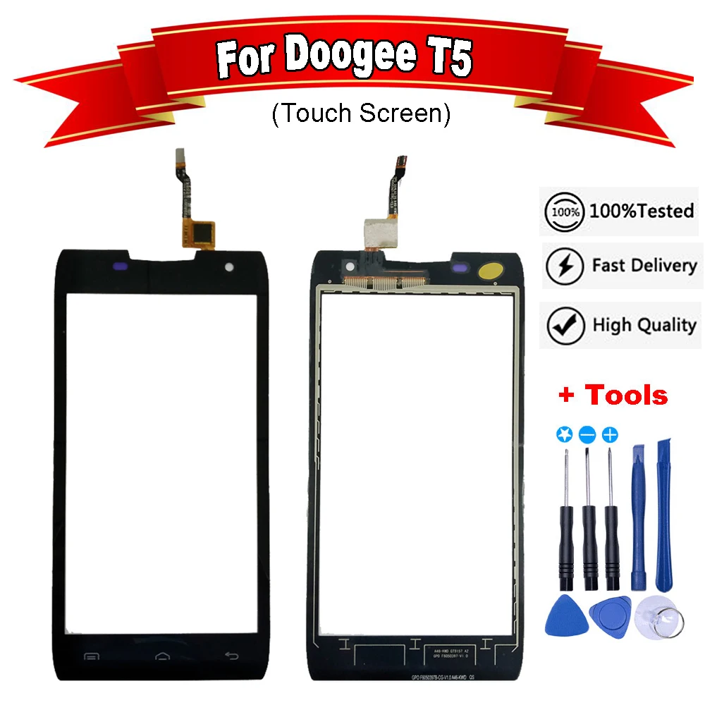 Для Doogee T5 T5S Lite 100% протестированный сенсорный экран оригинальный качественный
