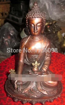 

B0602 Large Tibet Tibetan Bronze Medicine Buddha Statue