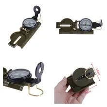 Открытый Портативный складной компас 3 in1 путешествия объектив Компас для кемпинга Пеший Туризм армии Стиль выживания Походные Военные компас с лупой