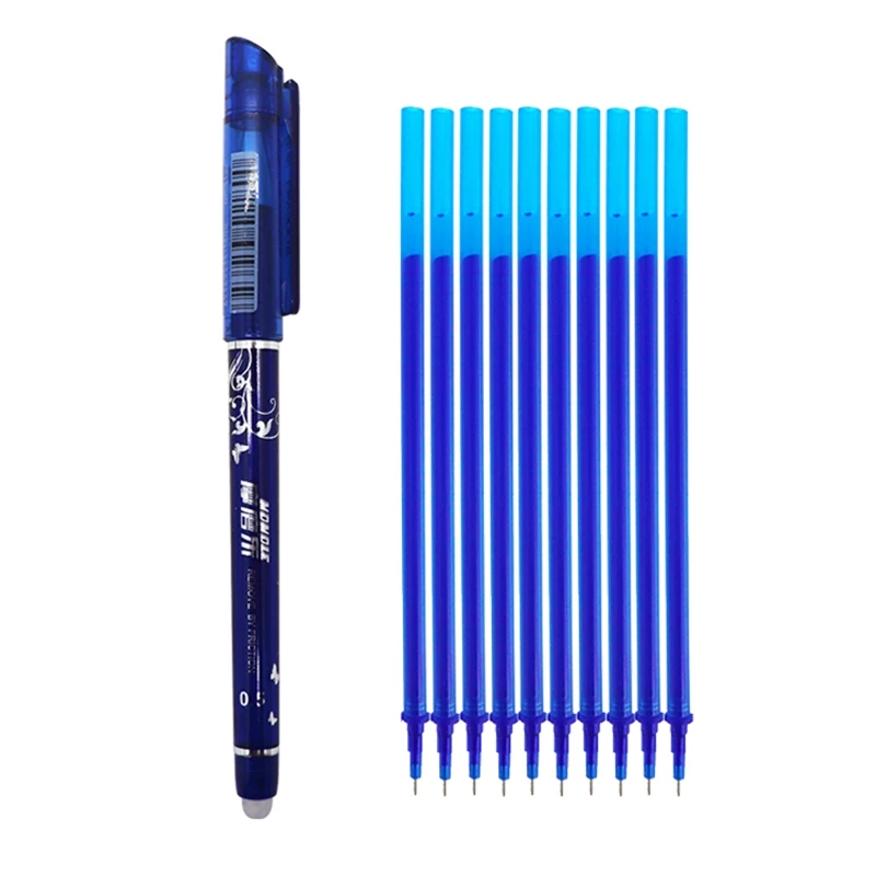 Erasable Pen Refill 20 Pcs/Set Office Gel Pen 0.5mm Rod Magic Erasable
