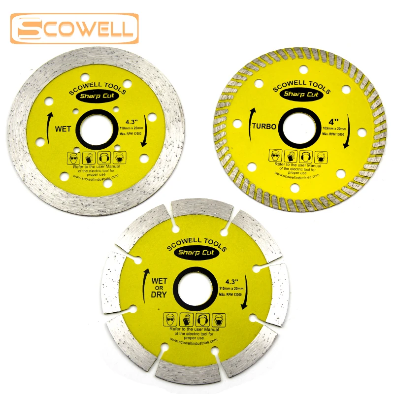 

30% Off Sharp Cut Diamond Cutting Disc Tile Cutter Saw Blade for Brick Stone & Concrete Wet Dry Cutting Blade Turbo Diamond Saw