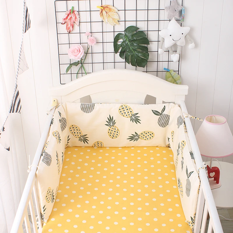 PADDED //size 180x30cm //Nursery Bumper BUMPER FOR COT 100/% COTTON