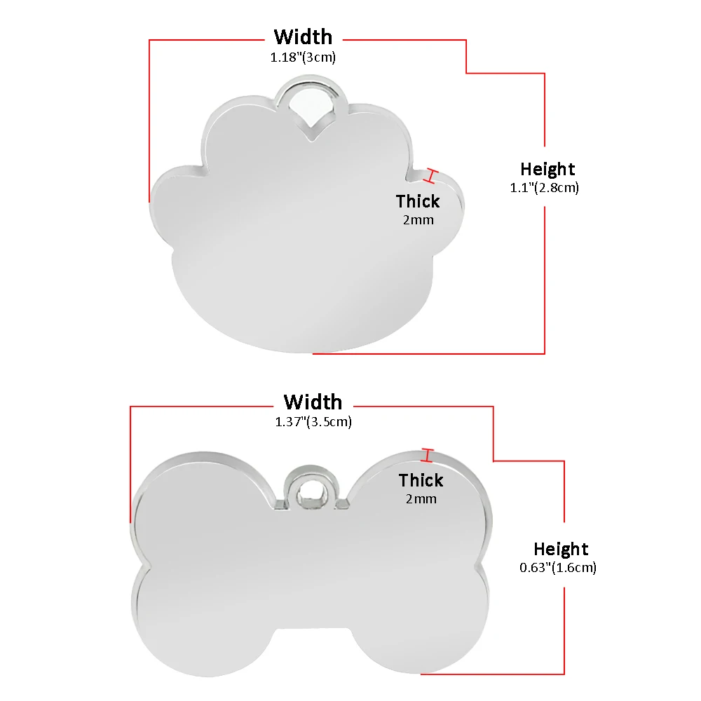 Персонализированные Бирки для собак, идентификационные бирки в форме кости, лапы, кошек, домашних животных, на заказ, именные таблички, стразы, розовые ярлыки для домашних животных