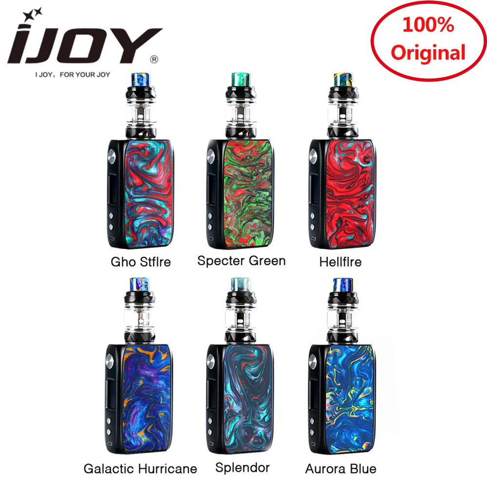 Prix Nouveauté kit ijoy SHOGUN UNIV kit de panneaux en résine double face 180w avec réservoir KATANA SUBOHM vs glisser 2 mod Geekvape nova
