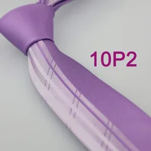 YIBEI coahella галстуки мужские обтягивающие галстук дизайн сиреневый Узел контрастный Сиреневый/серебряный белый полоски микрофибры галстук узкий галстук