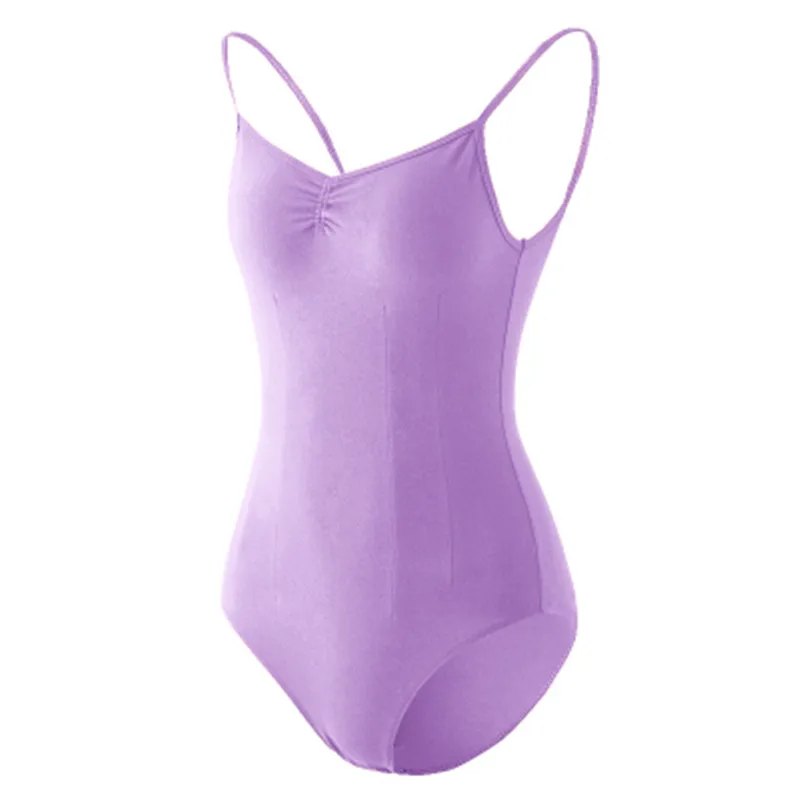 

2019 New Girl Tank Backless Ballet Leotard for Dance Costumes Adult Camisole Ballet Bodysuit Dancewear Women Gymnastics Leotards