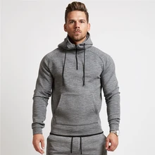 New Hooded Running Jacket Men Breathable Fitness Sports Coat Jogging Basketball Sweatshirt Gym Training Jackets Long Hoodies