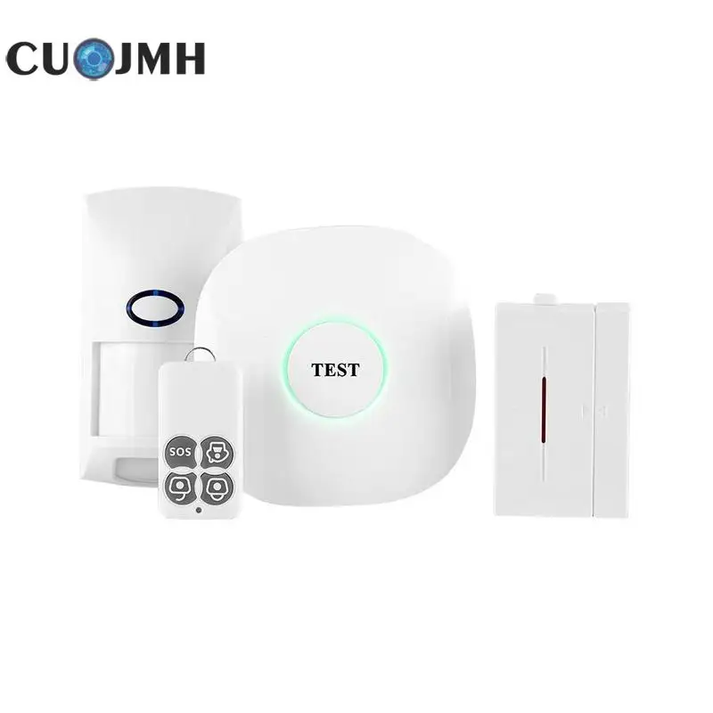 

1 Set Wireless Home Alarm Wireless GSM Autodial SMS Home House Office Security GSM intelligent Anti-Theft Alarm System