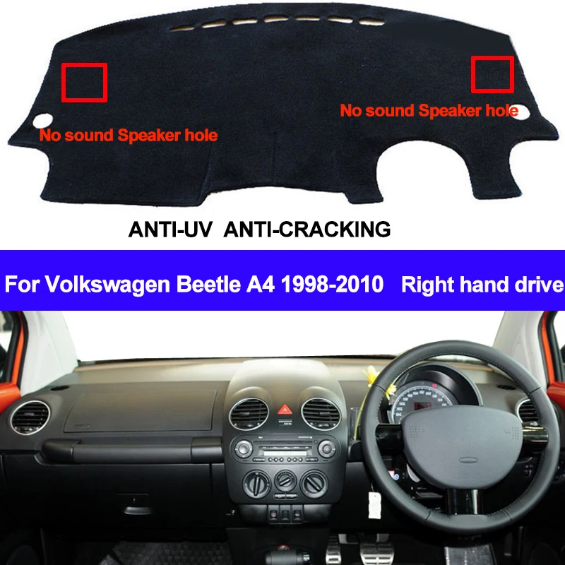 TAIJS для Volkswagen VW Beetle A4 1998 2006 2007 2008 2009 2010 коврик приборной панели с правым приводом