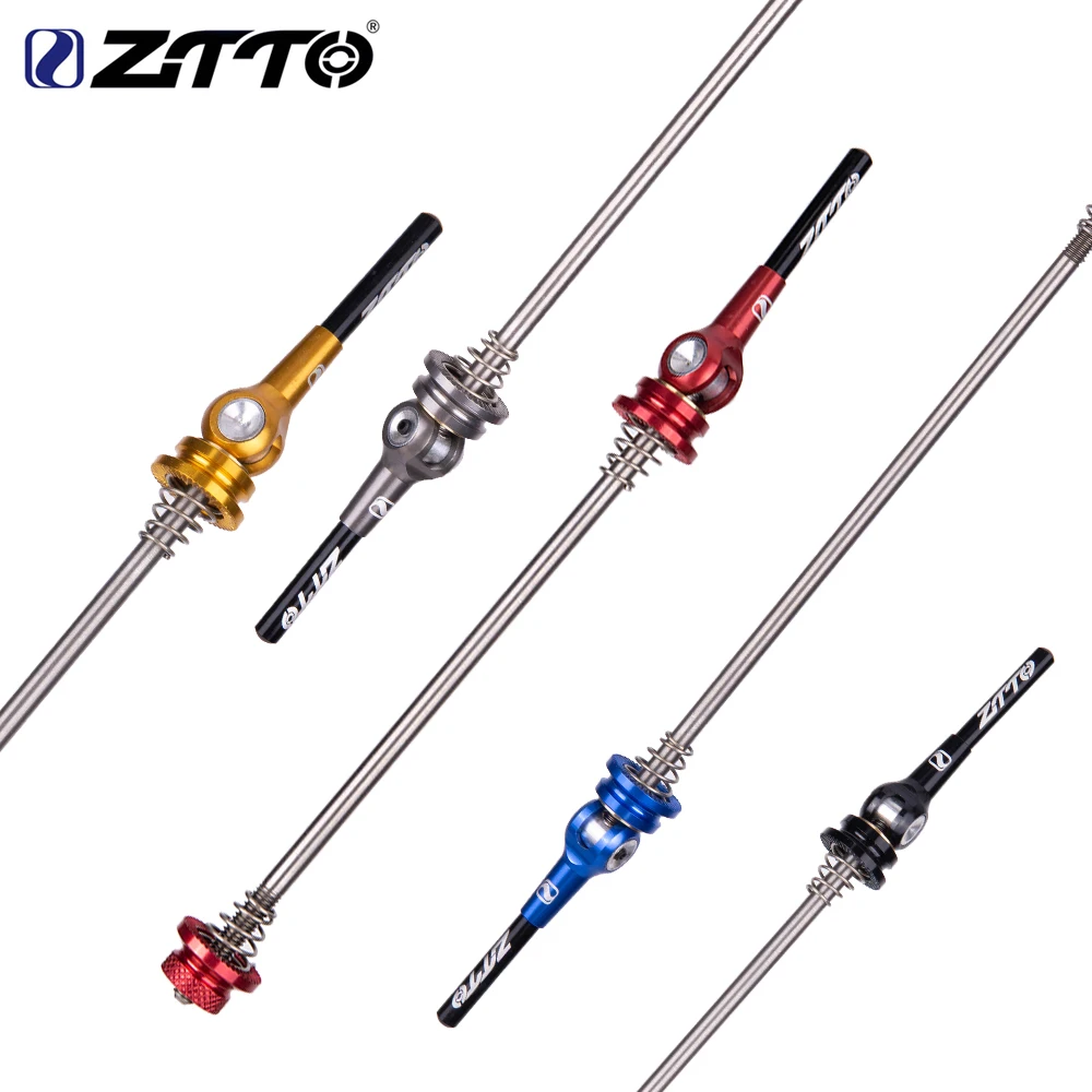 

Ultra-light 48g/pair Titanium Ti Axis Skewers QR MTB Road Bike Bicycle Quick Release Front 100 Rear 130/135mm Wheel Hub Skewers