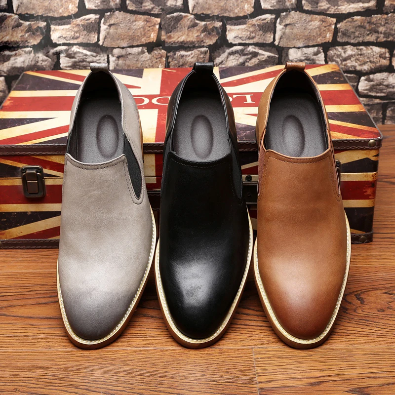 

2019 Men formal shoes high quality designer classic luxury elegant men oxford shoes #MPD8612