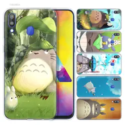 Ghibli Унесенные призраками с рисунком Тоторо чехол для samsung Galaxy S9 S8 S7 S6 примечание 9 8 A6S A8S A8 Star A9 A7 Edge Plus 2018