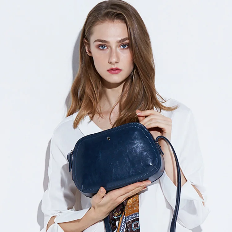 

JIULIN2019 new women's fashion cowhide ladies shoulder leisure bag handbag