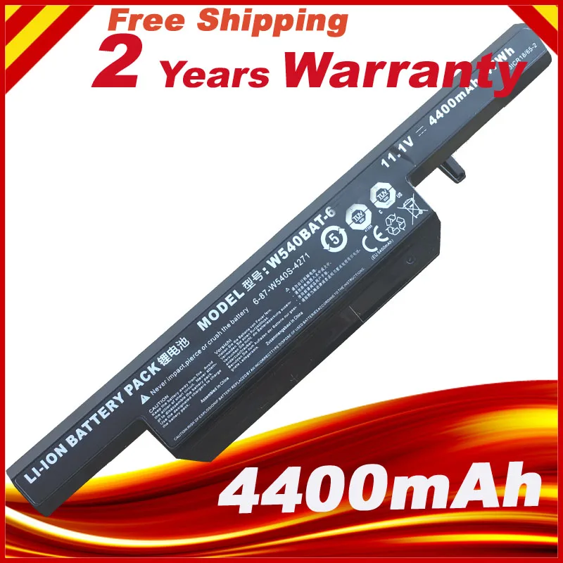 W540BAT 6 батареи для ноутбука CLEVO W550SU1 W550SU2 W551SU1|Аккумуляторы ноутбуков| |
