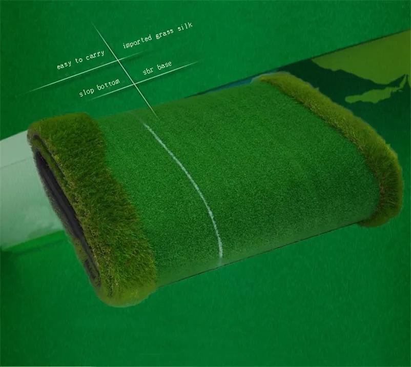 Комплект для мини-гольфа Крытый Паттер тренировочный одеяло набор мини гольф зелени коврик
