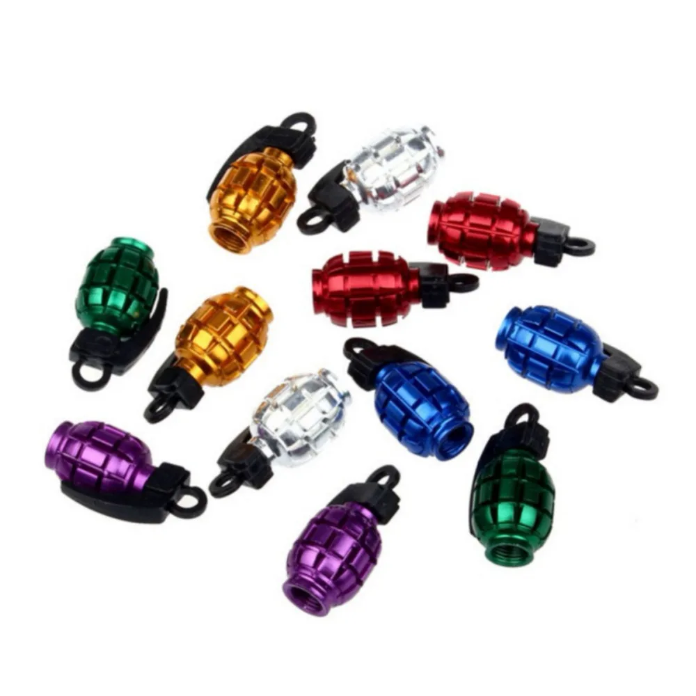 

2pcs Alloy Valve Caps Dust Covers Bike Bicycle Car Motorcycle 2019 car-styling Tires Valve Cap