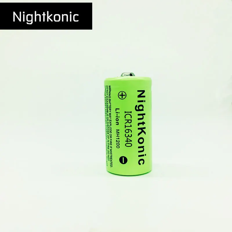 Оригинальная Nightkonic 3,7 V Li Ion ICR 16340 перезаряжаемая батарея 700 mAh литиевая батарея для светодиодной вспышки велосипед головной убор|Перезаряжаемые батареи| | АлиЭкспресс