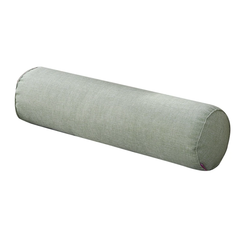 Новая круглая подушка для кровати, Шейная подушка, подушка для головы, ног, спины, для путешествий, подушка для кровати, подушка для автомобиля, украшение дома - Цвет: Green