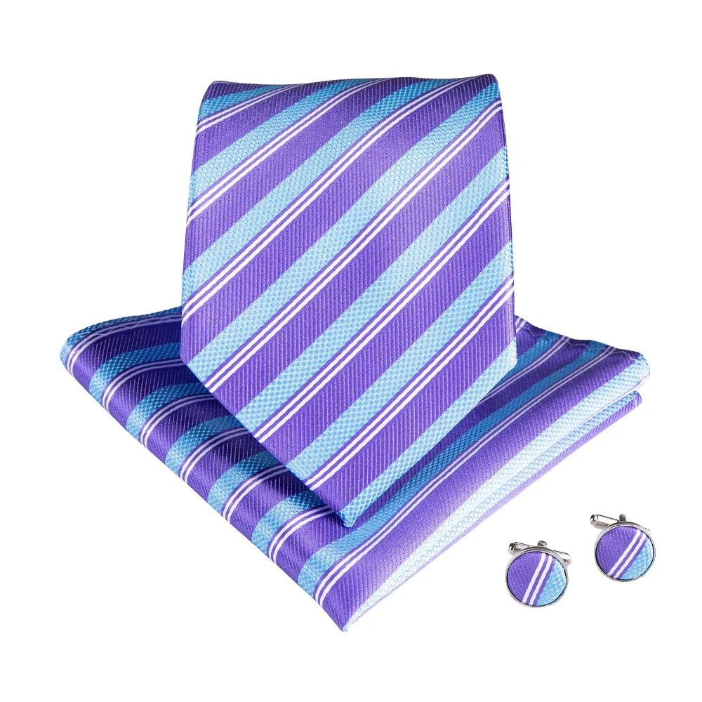 DiBanGu бренд Gravata фиолетовые полосатые шелковые галстуки для мужчин галстук 8 см тонкие свадебные галстуки мужской галстук Cravate N-7106